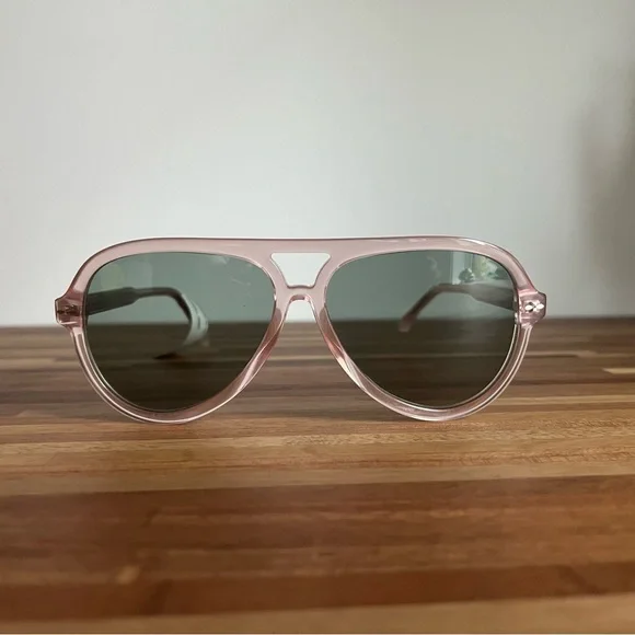 NWT Isabel Marant IM0006/S Naya Pink Aviator Sunglasses - Picture 2 of 10